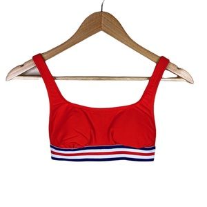 Xhilaration Red White Blue 2 Piece Bikini Womens Size Small